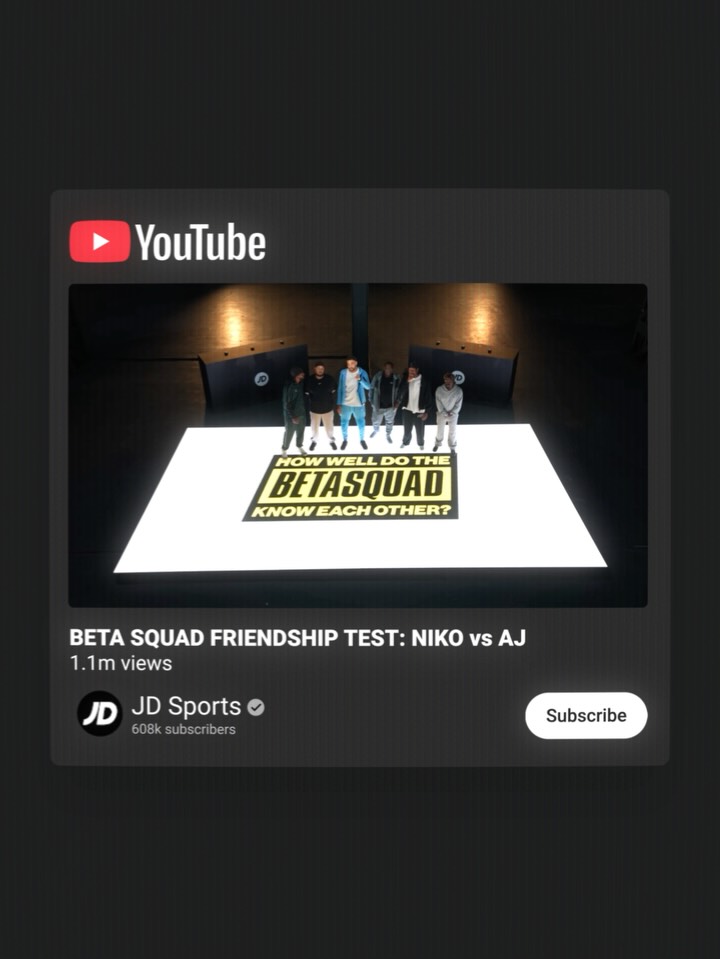 Did a little something for @betasquad & @jdsports 😎