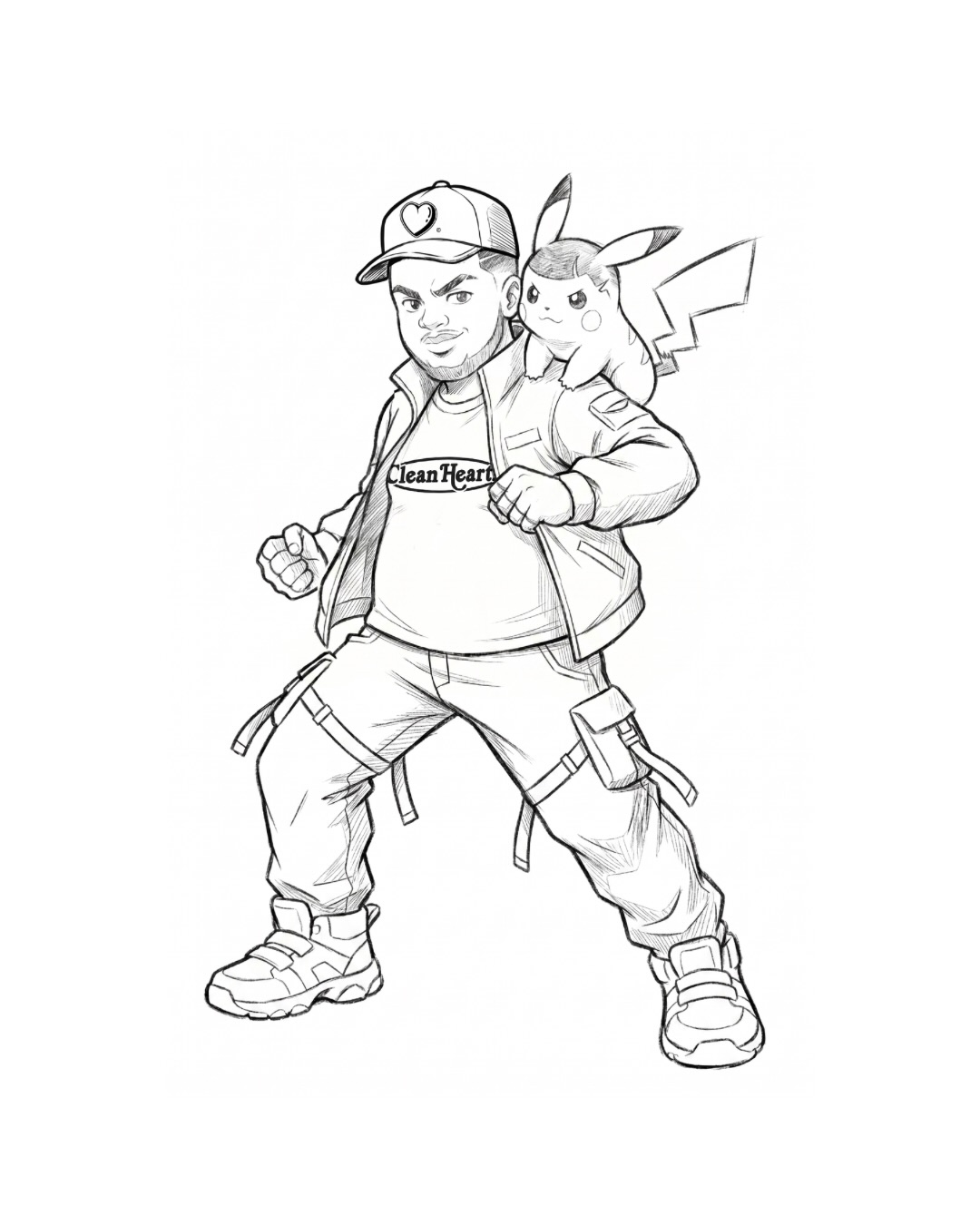 Custom character design for Chunkz 🎨⚡️